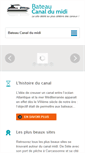 Mobile Screenshot of bateau-canaldumidi.com